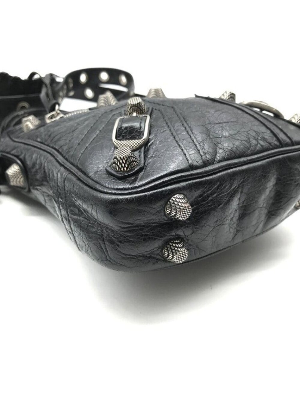 Balenciaga le Cagole Crossbody Shoulder Bag Black Purse - Picture 4 of 10